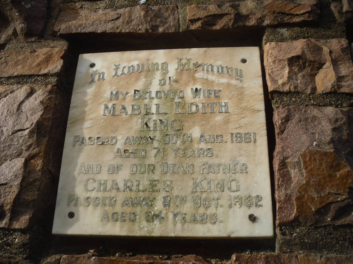 KING Charles -1962 &amp; Mabel Edith -1961