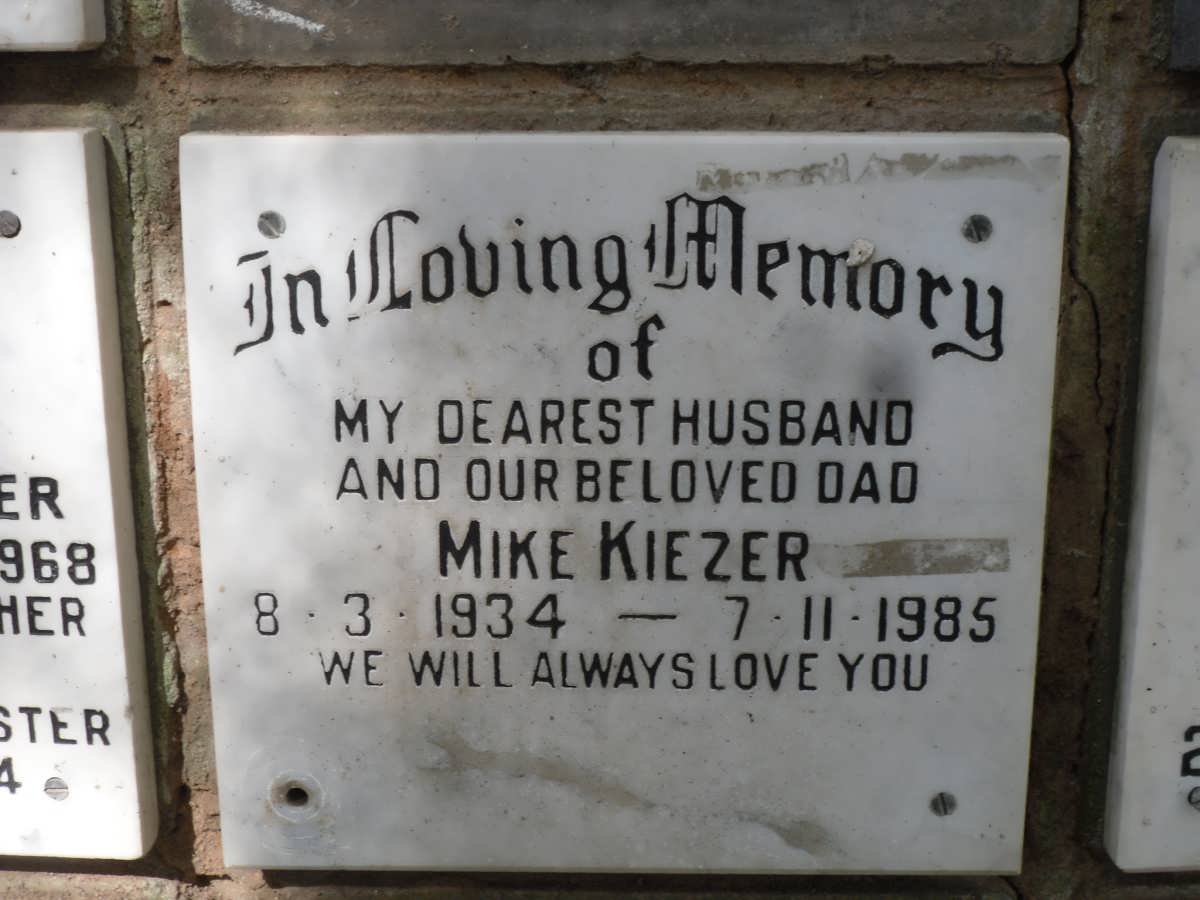 KIEZER Mike 1934-1985
