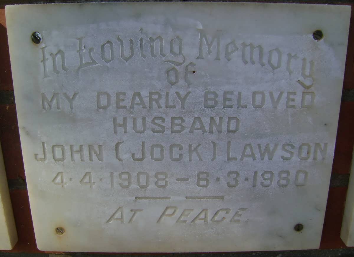 LAWSON John 1908-1980