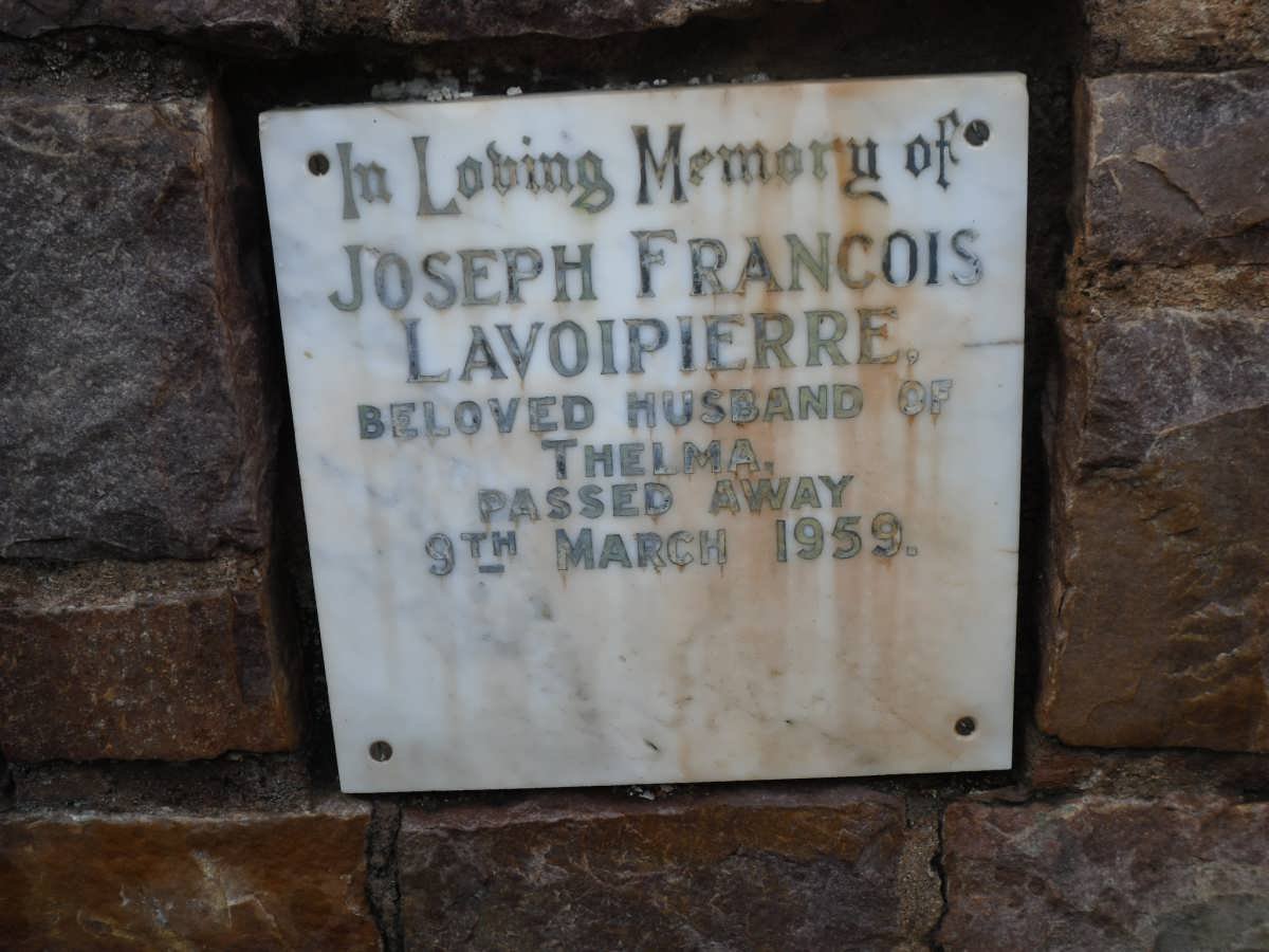 LAVOIPIERRE Joseph Francois -1959