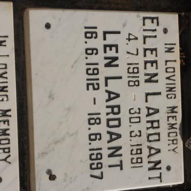 LARDANT Len 1912-1997 &amp; Eileen 1918-1991