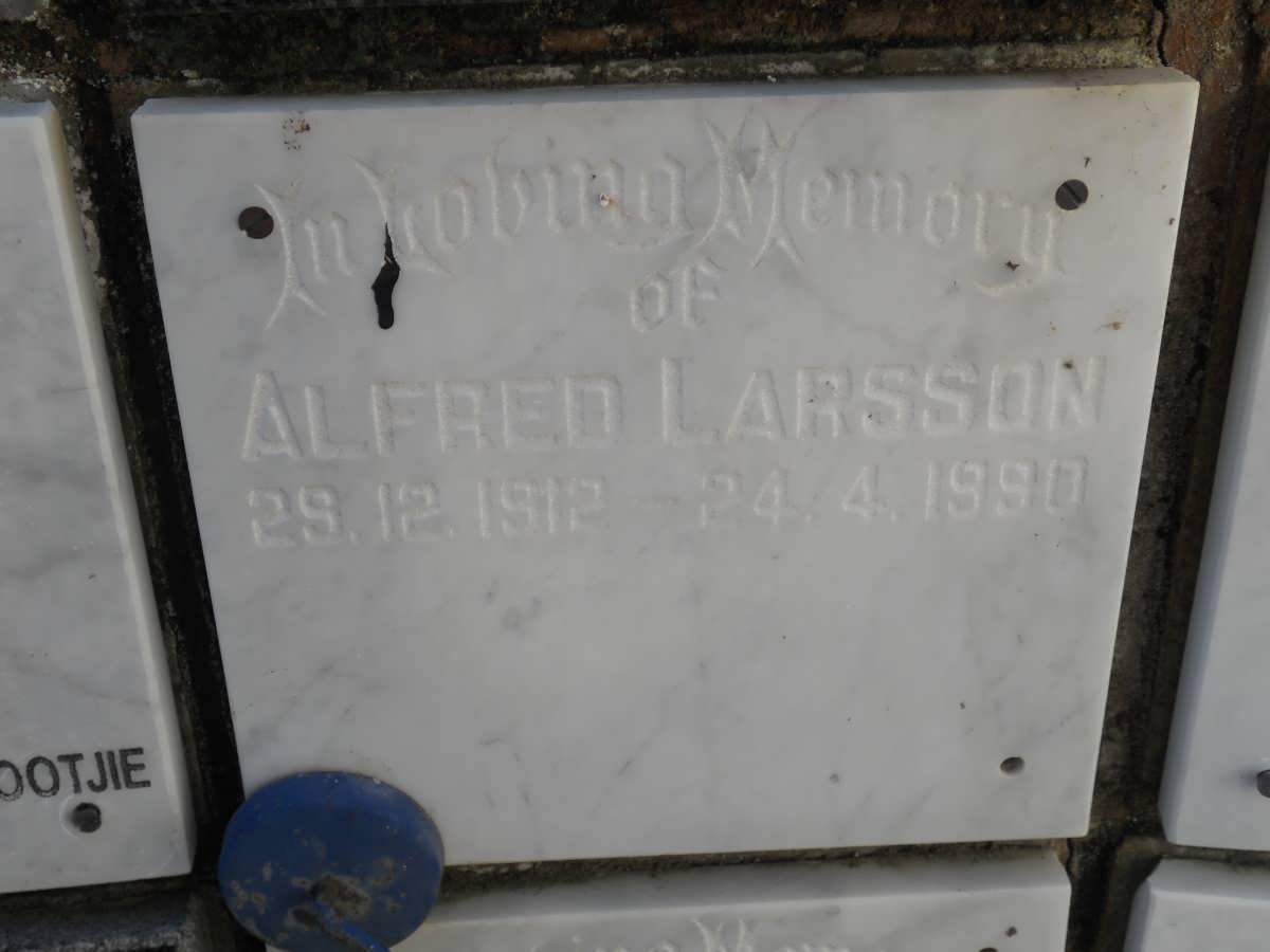 LARSSON Alfred 1912-1990