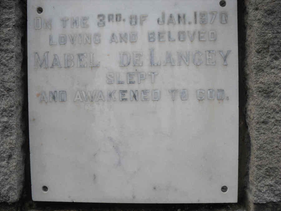 LANCEY Mabel, de -1970
