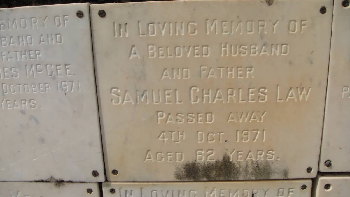 LAW Samuel Charles -1971