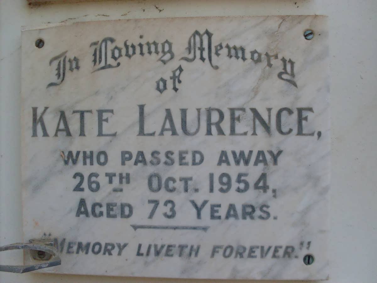 LAURENCE Kate -1954