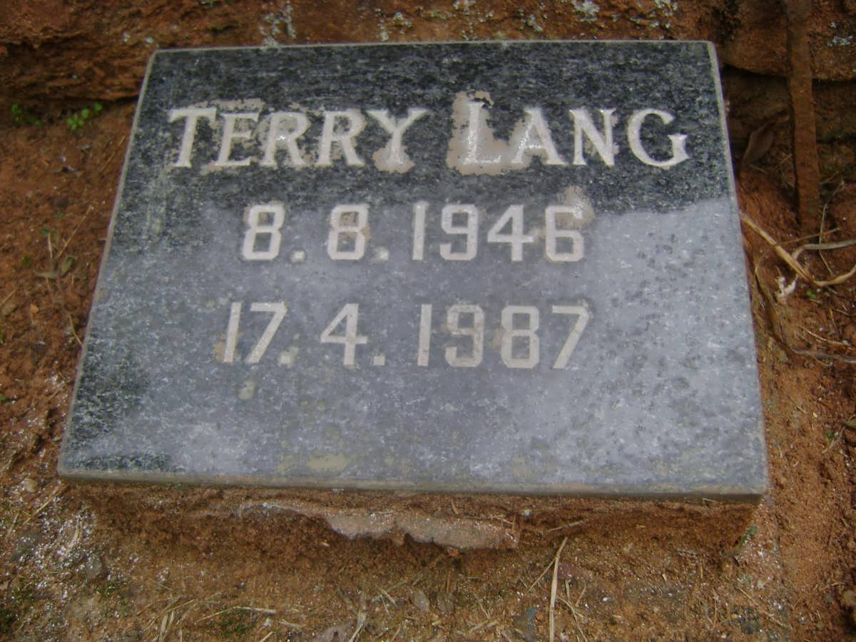 LANG Terry 1946-1987