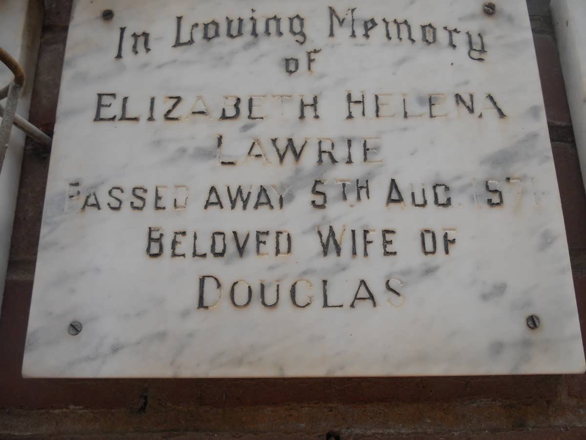 LAWRIE  Elizabeth Helena -1971