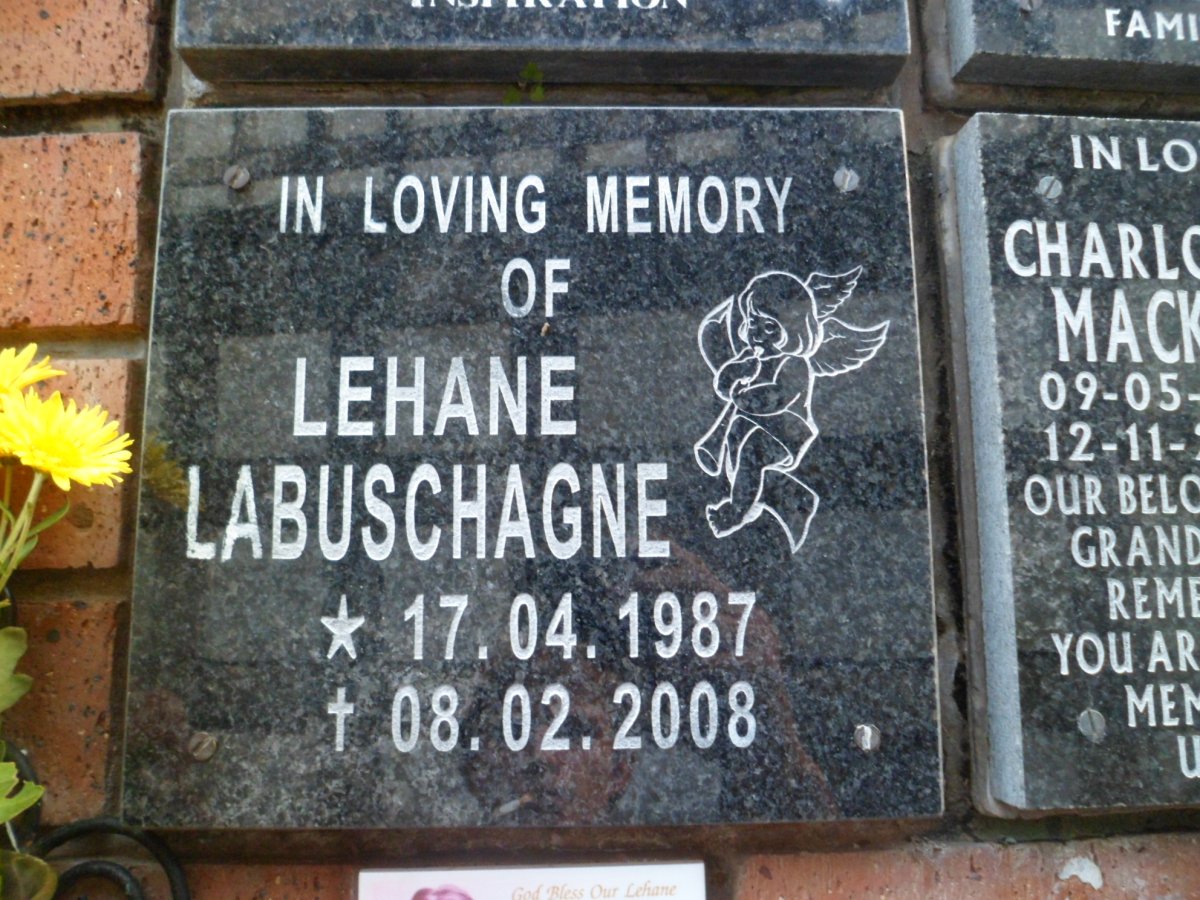 LABUSCHAGNE Lehane 1987-2008