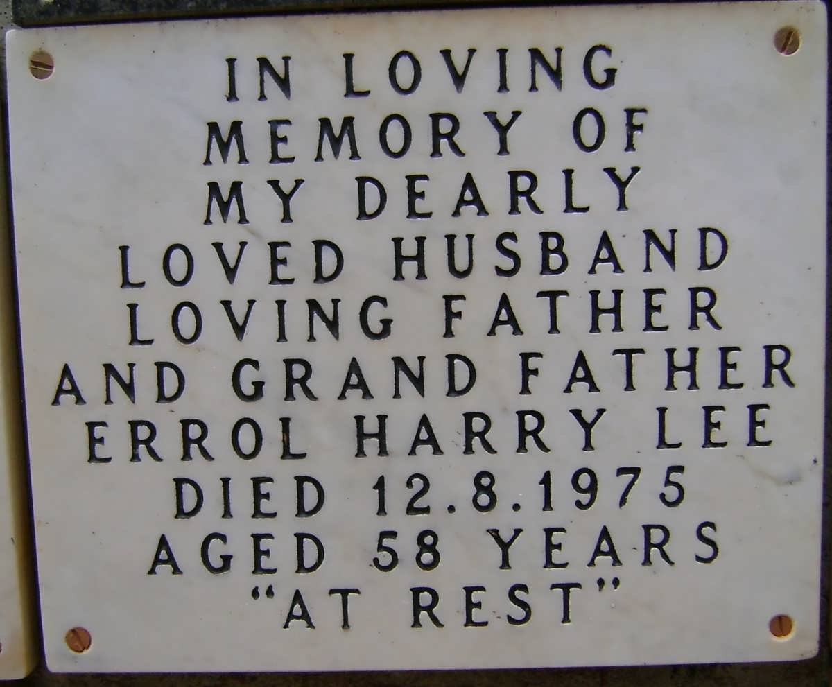 LEE Errol Harry -1975