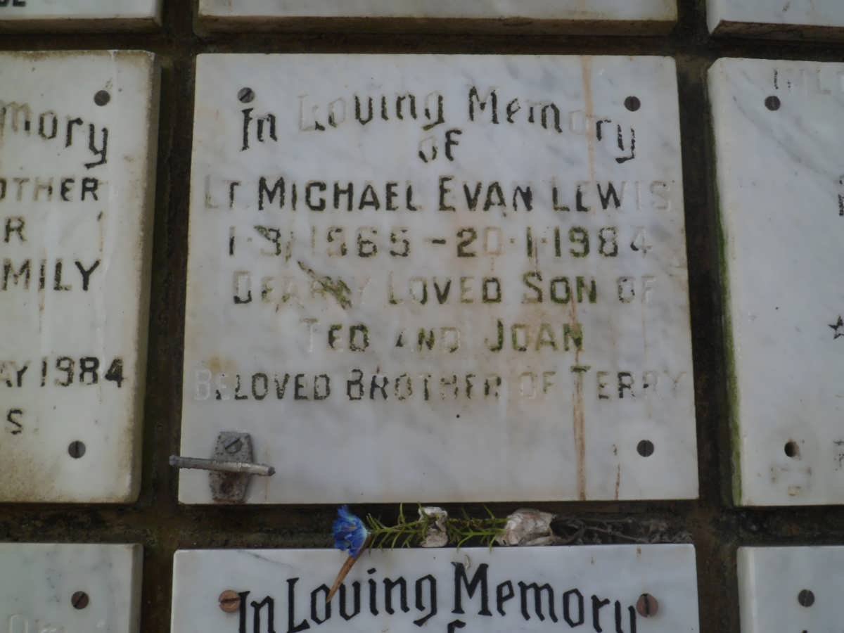 LEWIS Michael Evan 1965-1984