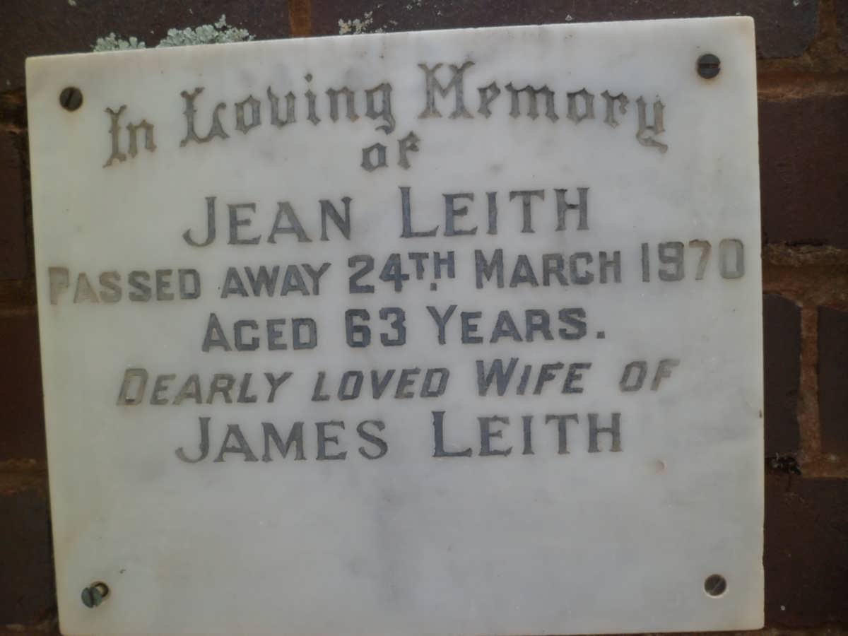 LEITH Jean -1970