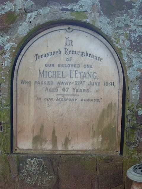 L'ETANG Michel  -1941