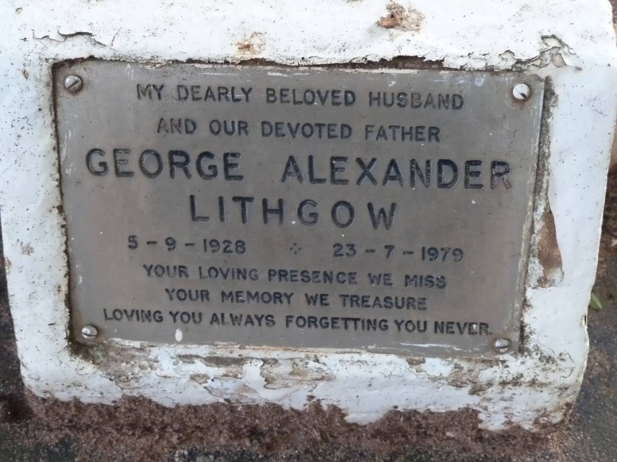 LITHGOW George Alexander 1928-1979