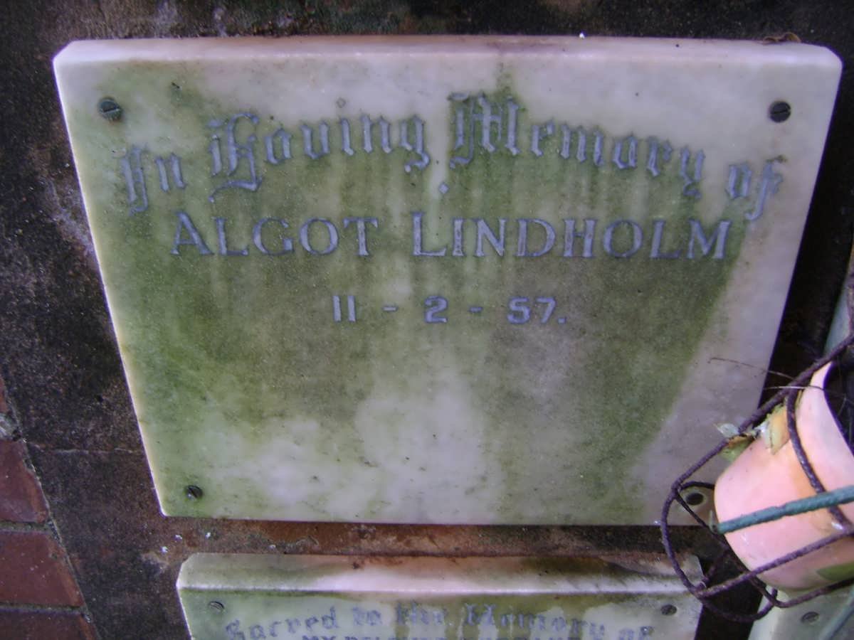 LINDHOLM Alcot -1957