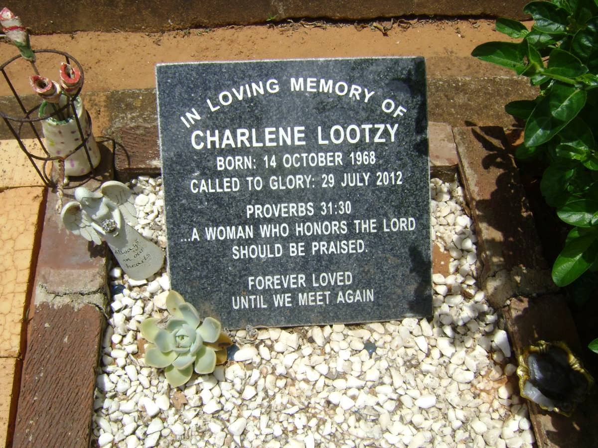 LOOTZY Charlene 1968-2012