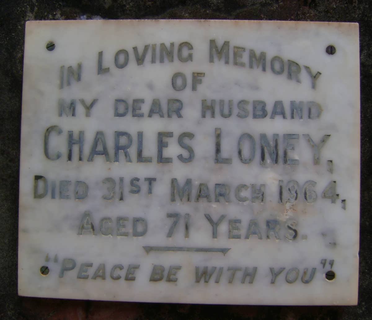 LONEY Charles -1964