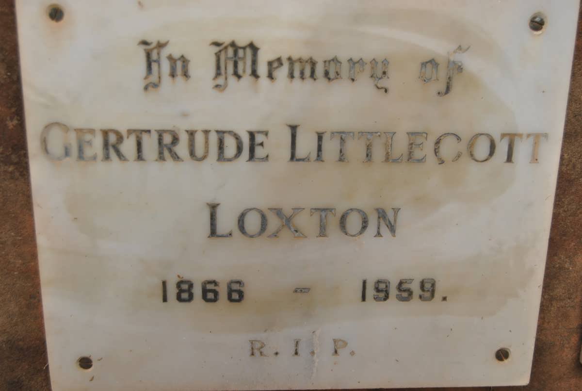 LOXTON Gertrude Littlecott 1866-1959