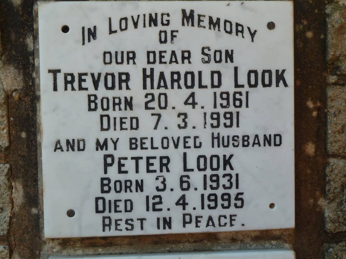 LOOK Peter 1931-1995 :: LOOK Trevor Harold 1961-1991