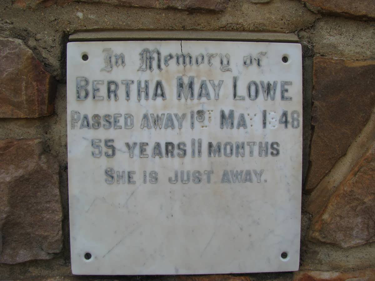 LOWE Bertha May -1949