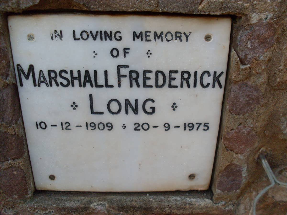 LONG Marshall Frederick 1909-1975
