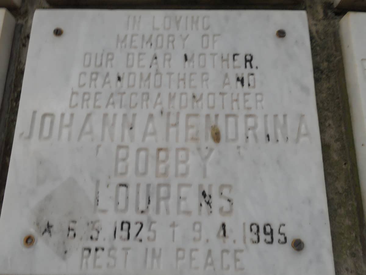 LOURENS Johanna Hendrina 1925-1995