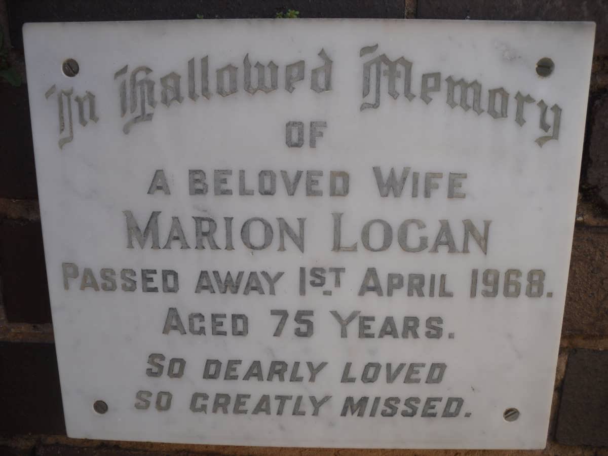LOGAN Marion -1968
