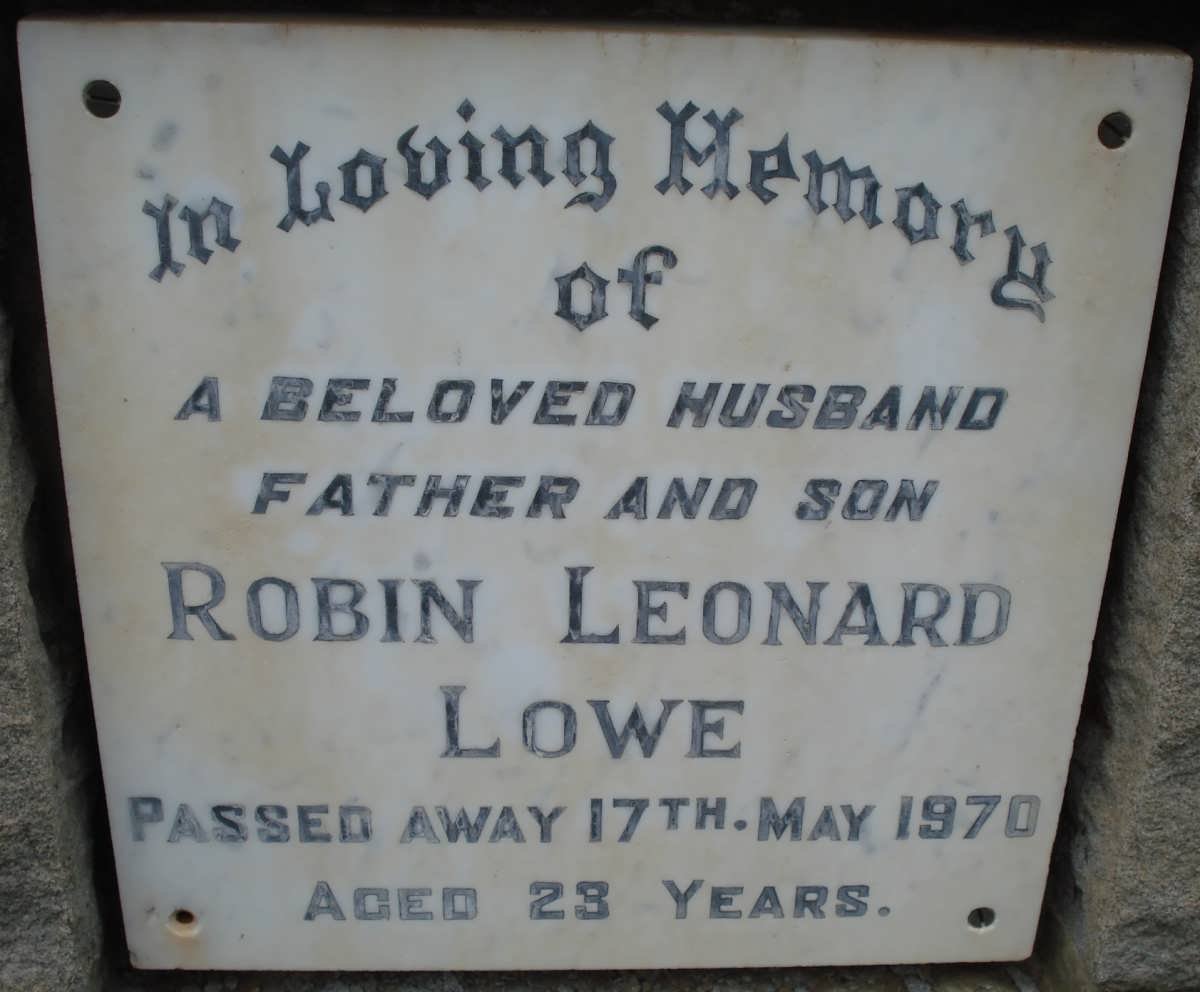 LOWE Robin Leonard -1970