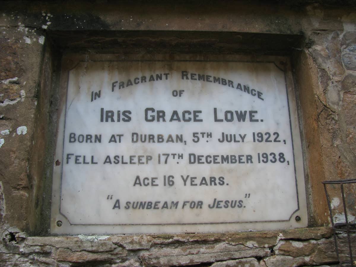LOWE Iris Grace 1922-1938