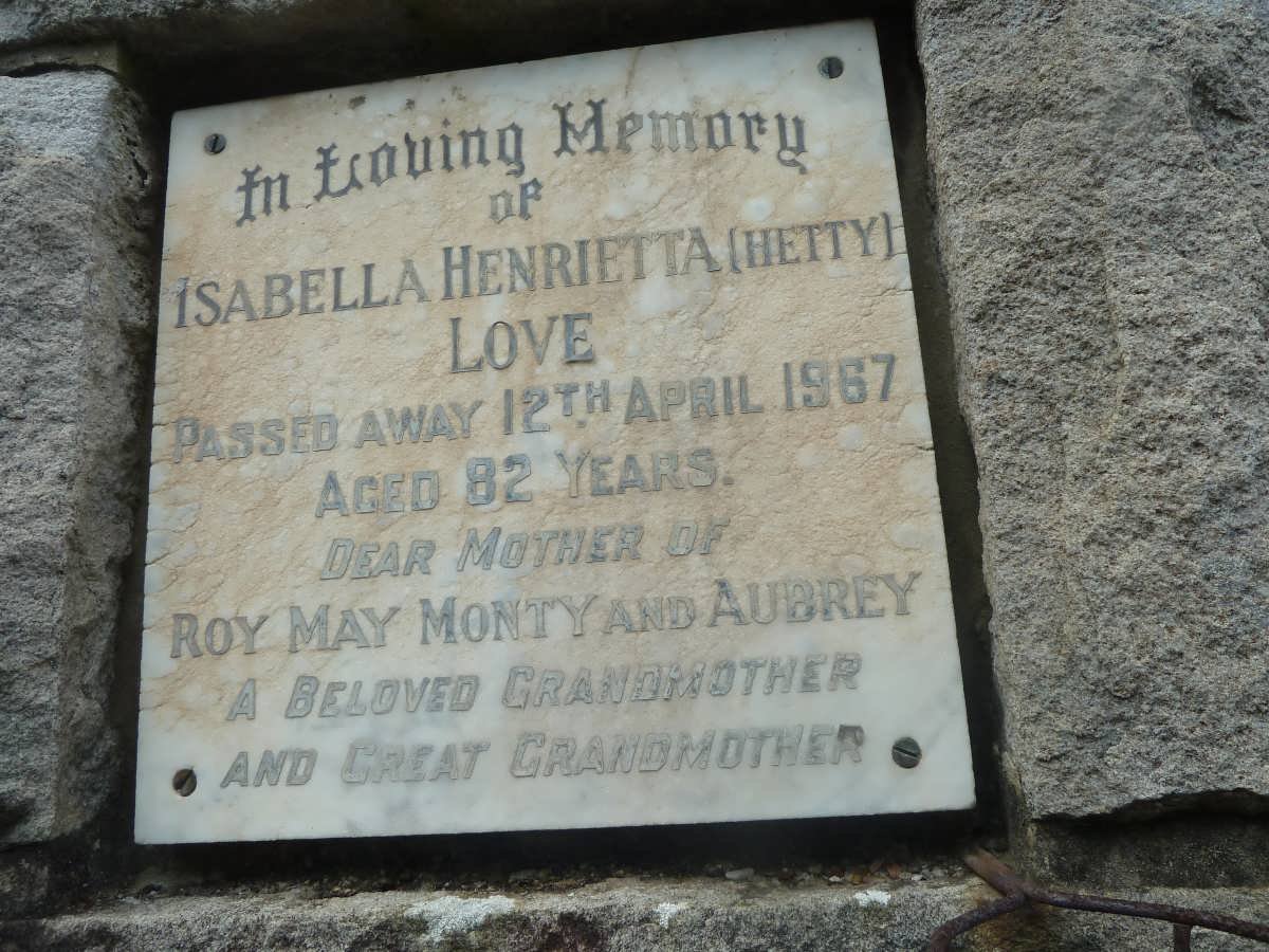 LOVE Isabella Henrietta -1967