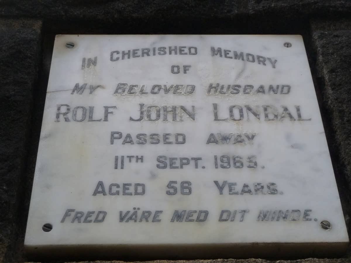LONDAL Rolf John -1965