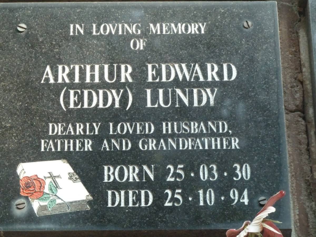 LUNDY Arthur Edward 1930-1994