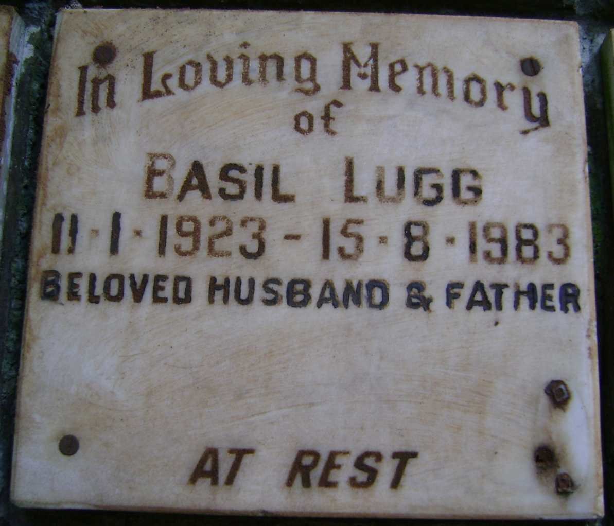 LUGG Basil 1923-1983