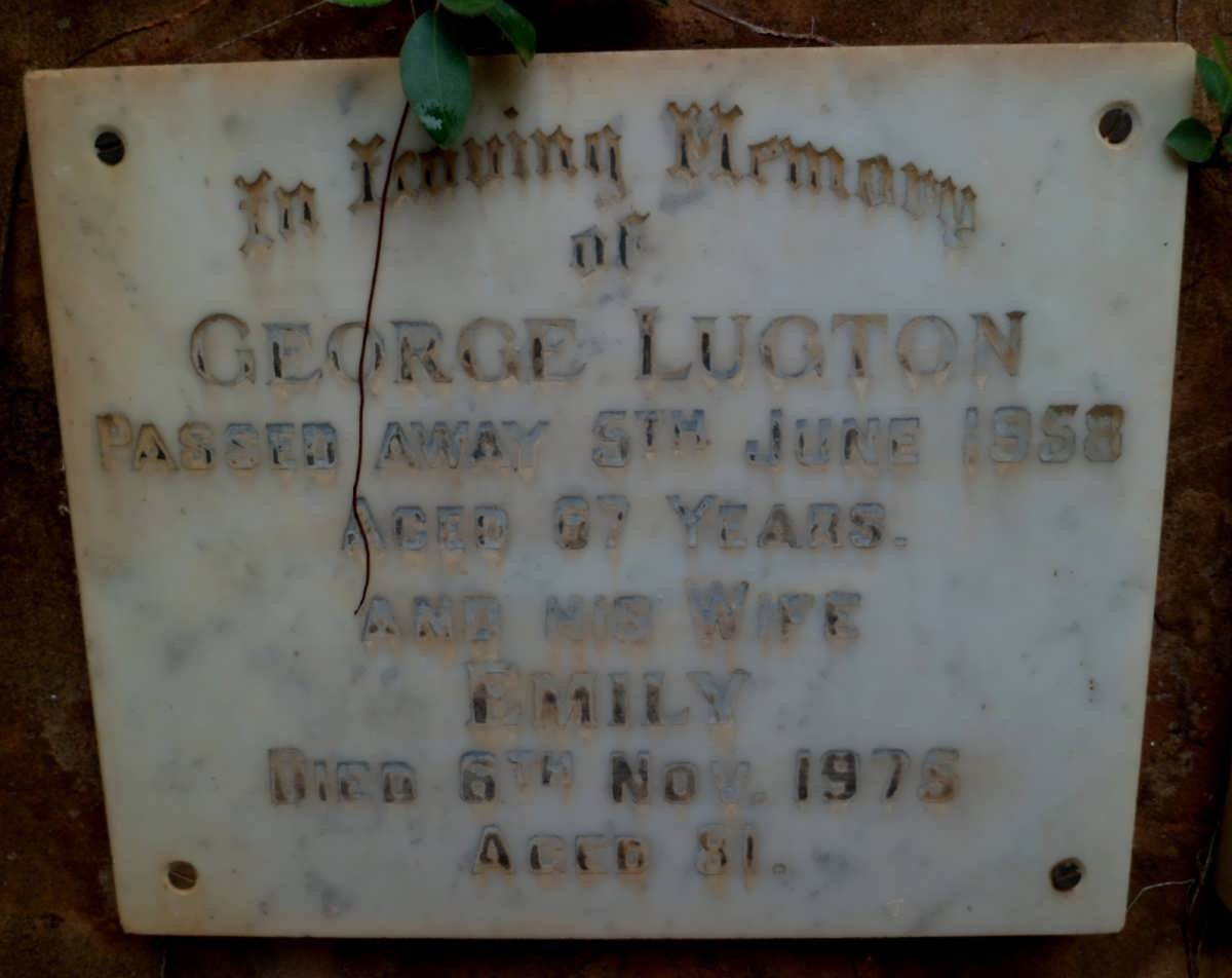 LUGTON George -1958 &amp; Emily -1975