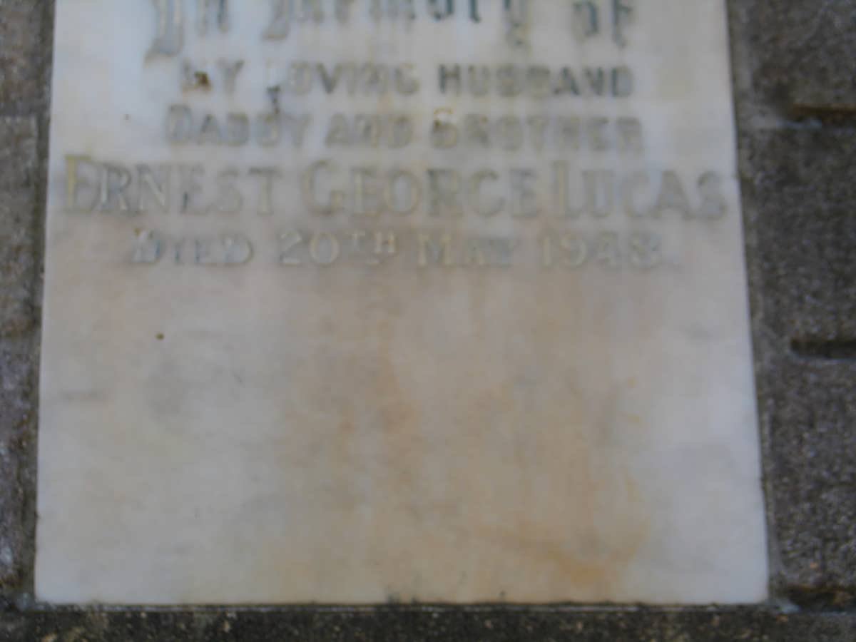 LUCAS Ernest George -1948