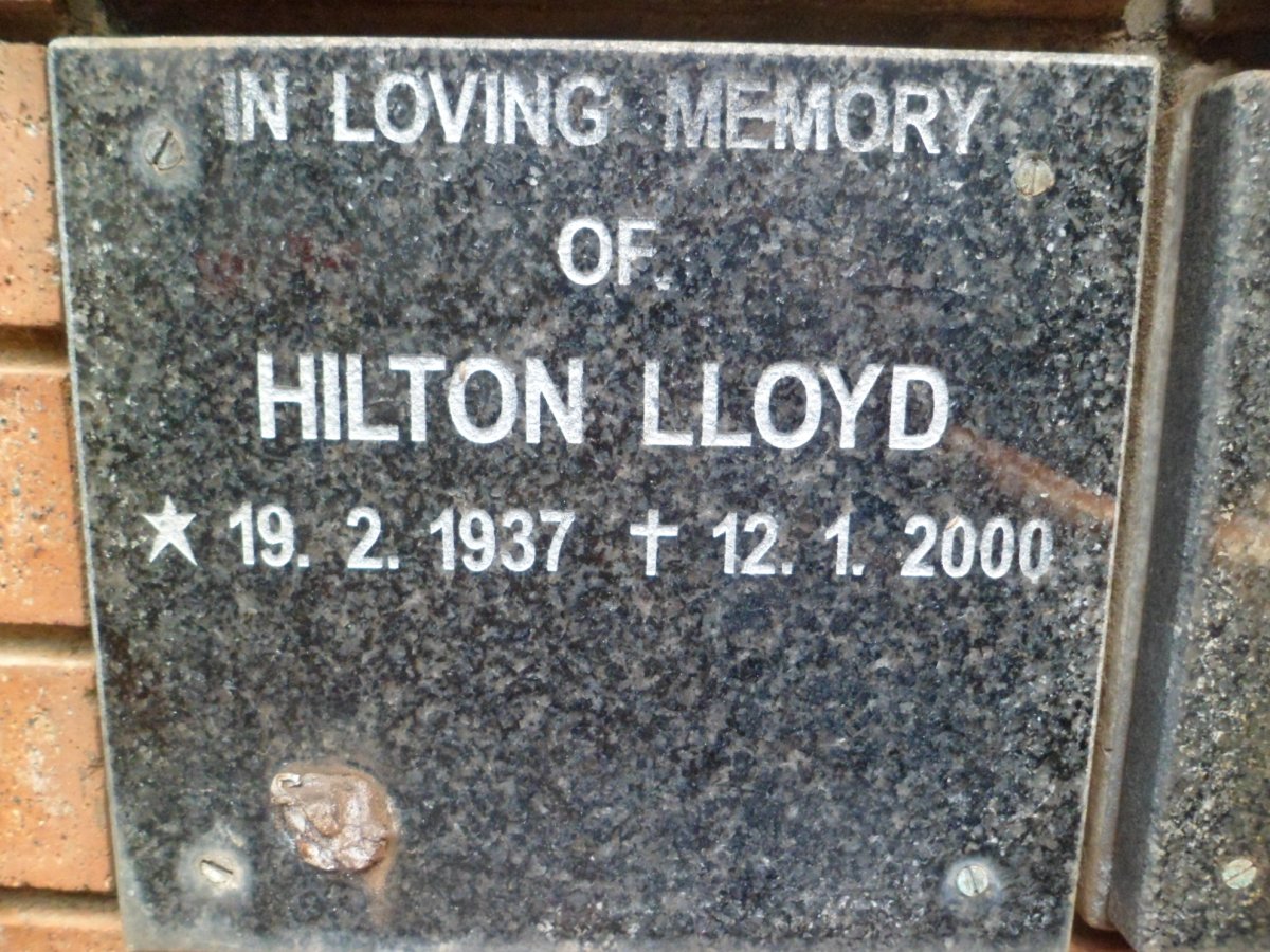 LLOYD Hilton 1937-2000