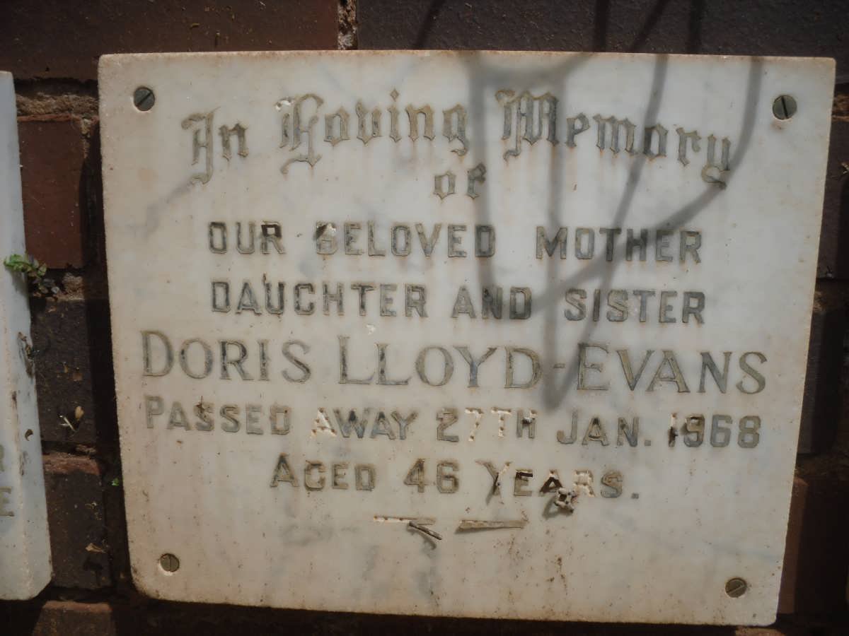 LLOYD-EVANS Doris -1968