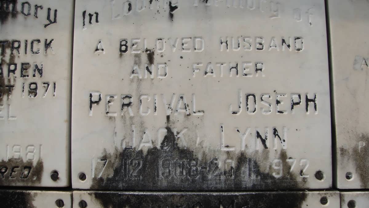 LYNN Percival Joseph Jack 1908-1972