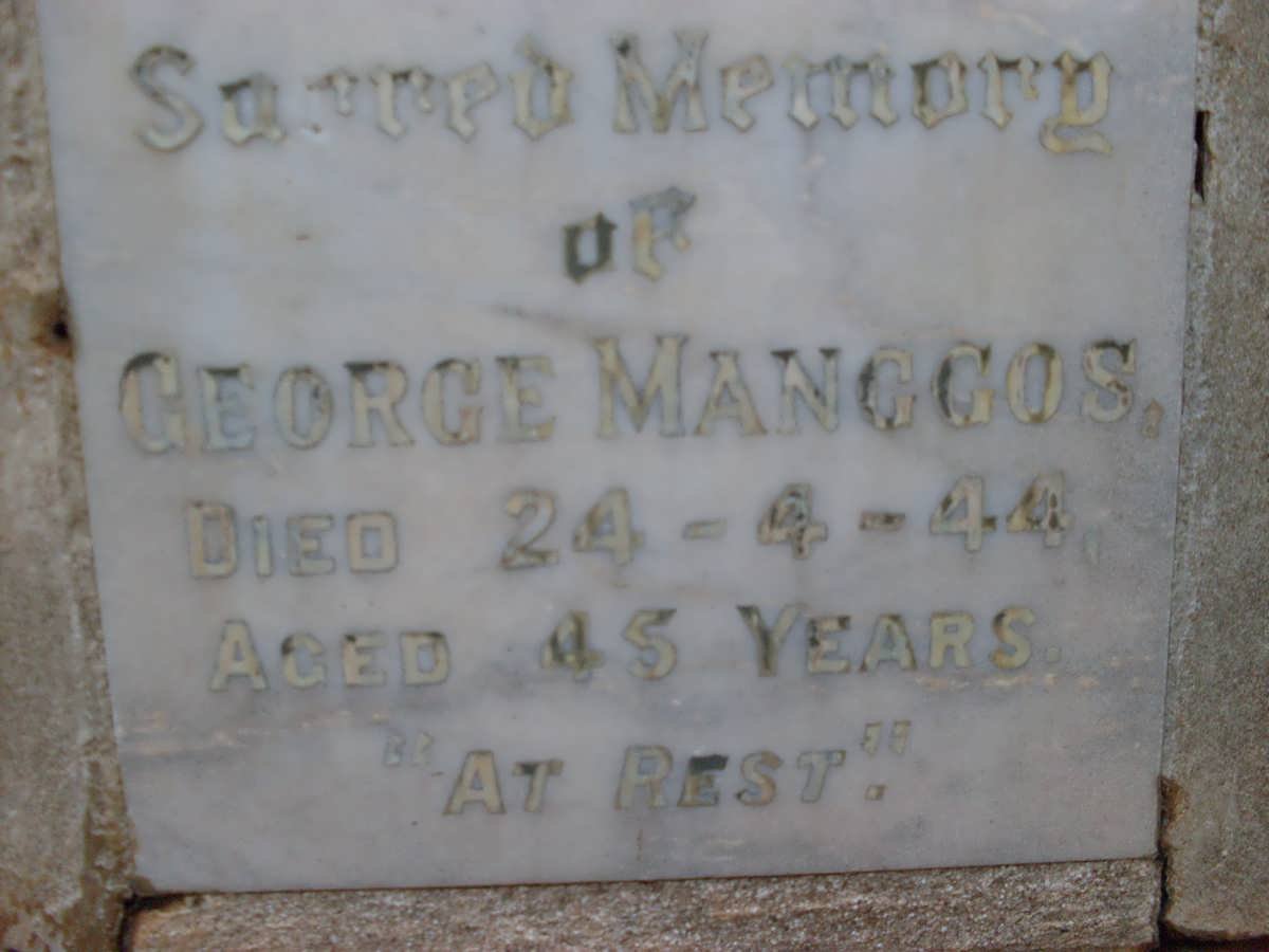 MANGGOS George -1944