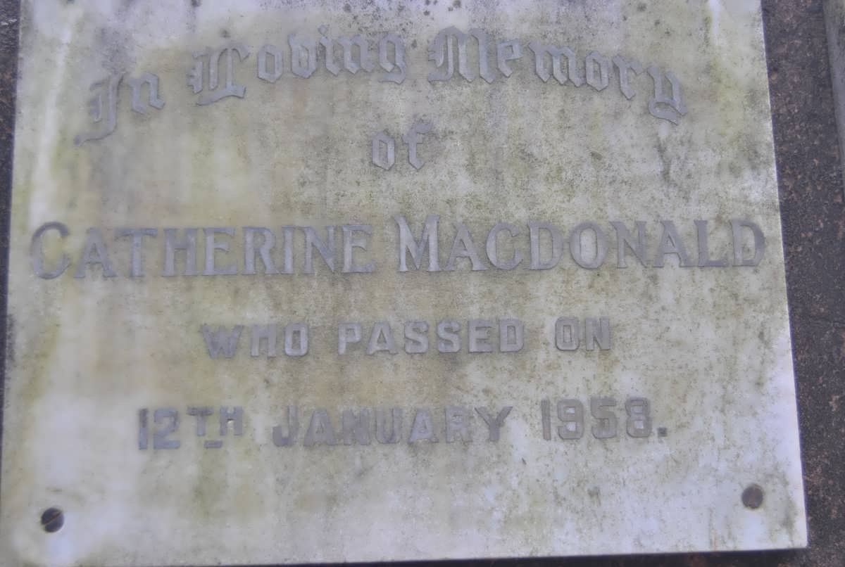 MacDONALD Catherine -1958