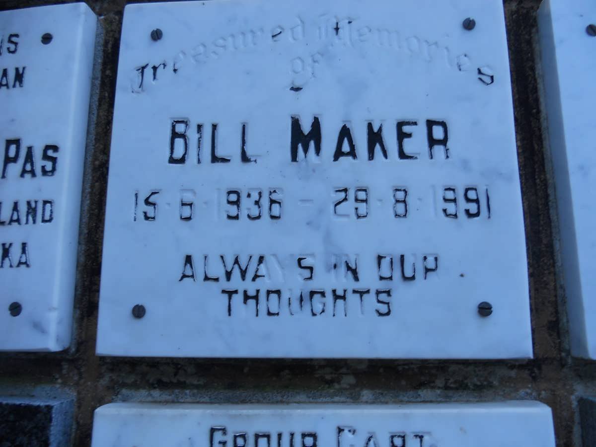 MAKER Bill 1936-1991