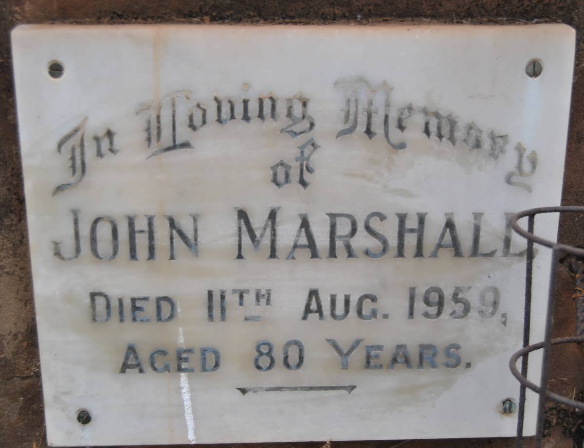 MARSHALL John -1959