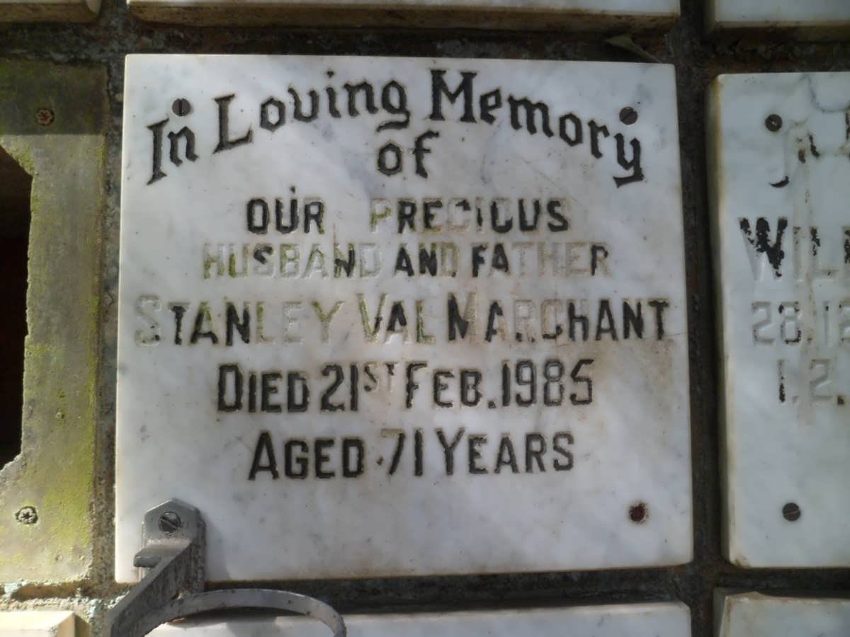 MARCHANT Stanley Val -1985