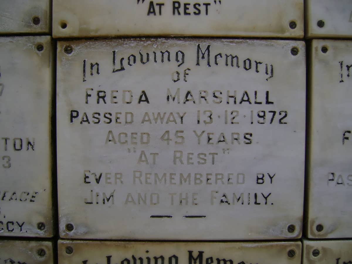 MARSHALL Freda -1972