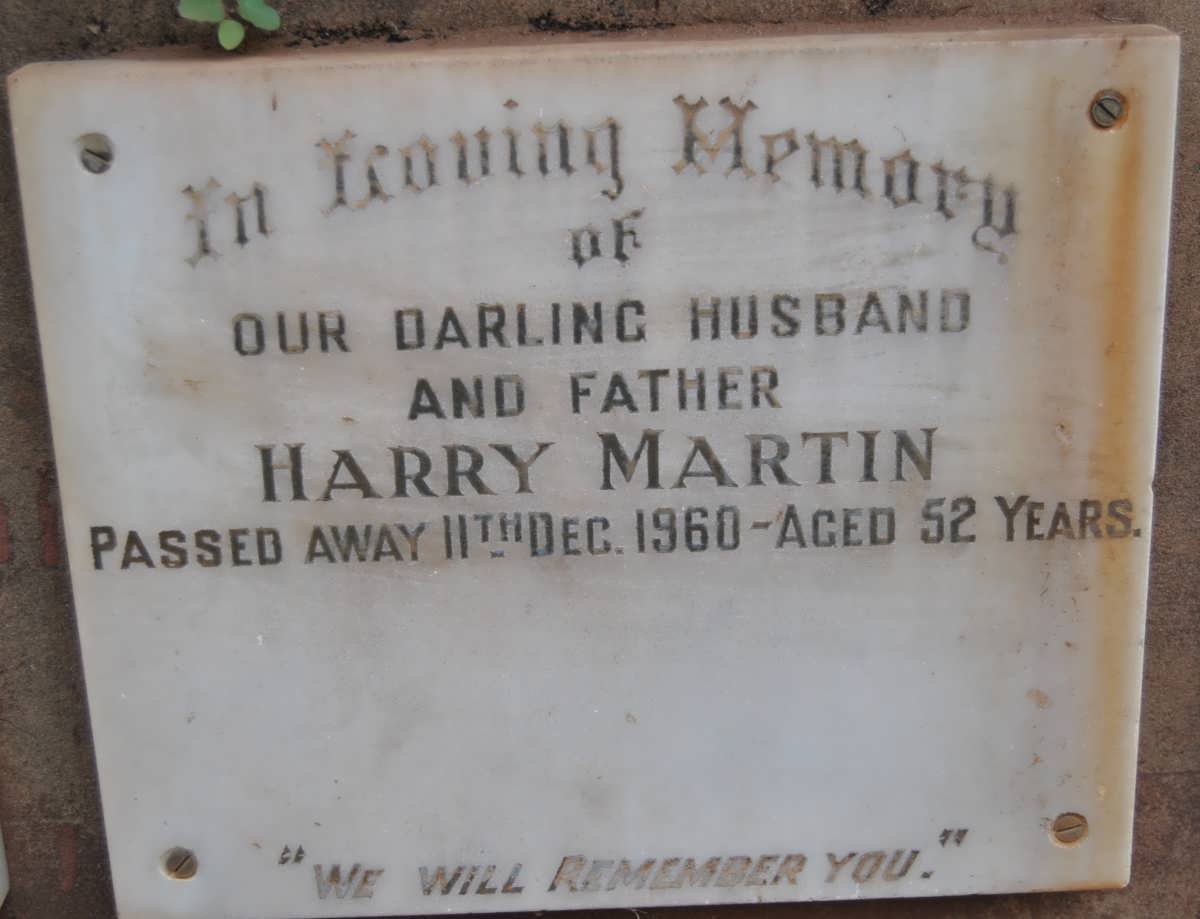 MARTIN Harry -1960