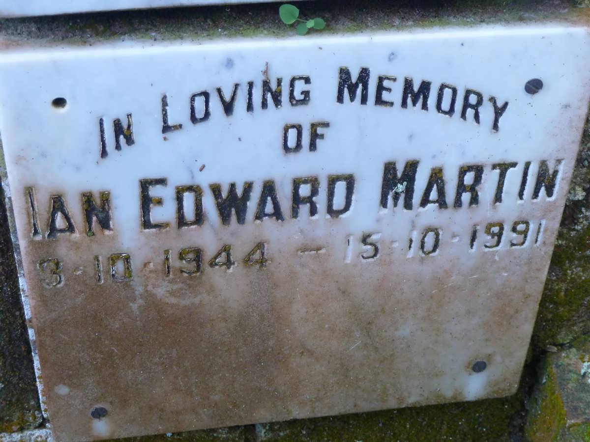 MARTIN Ian Edward 1944-1991