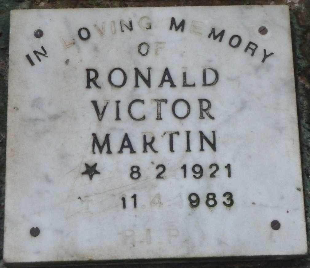 MARTIN Ronald Victor 1921-1983