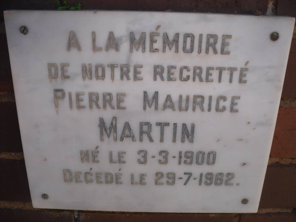 MARTIN Pierre Maurice 1900-1962