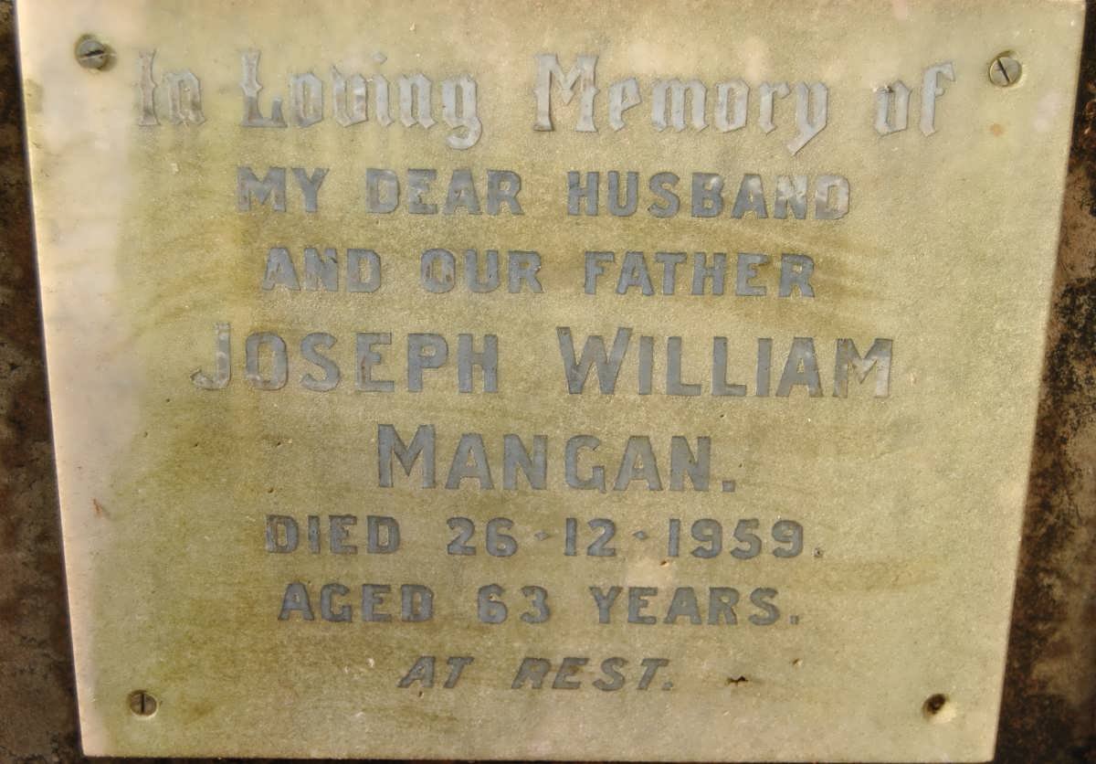 MANGAN Joseph William -1959
