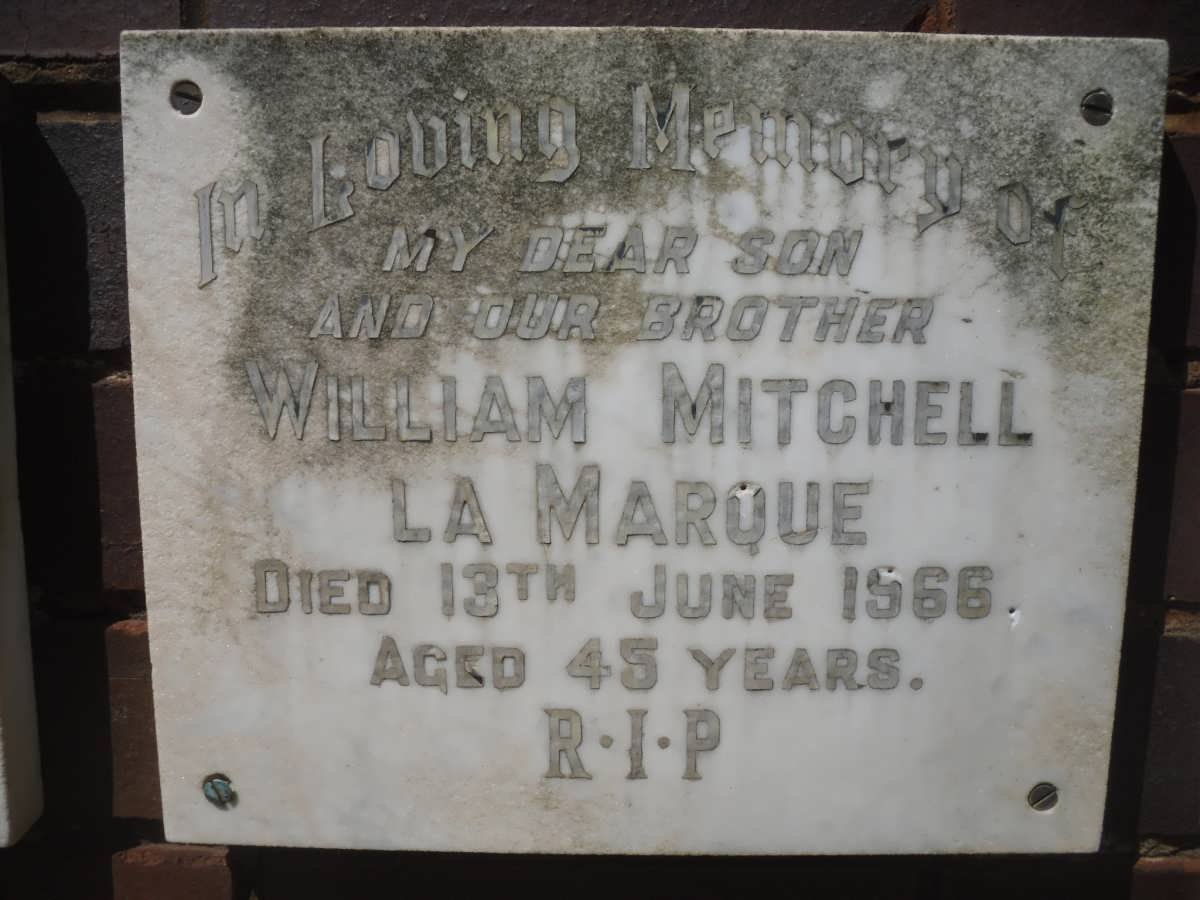 MARQUE William Mitchell, la -1966