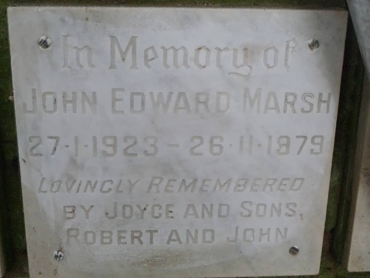 MARSH John Edward 1923-1979
